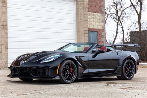 500-Mile 2019 Chevrolet Corvette ZR1 Convertible for sale on BaT ...