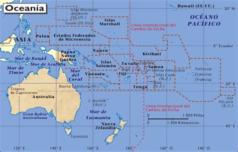 Learn Oceania Nations and its Capitals - elabueloeduca.com