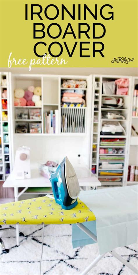 DIY ironing board cover - FREE pattern - see kate sew