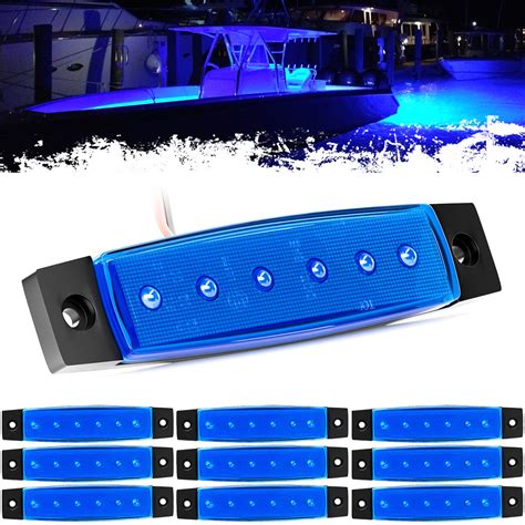 Buy PSEQT LED Boat Interior Lights Marine Courtesy Light Strip Deck ...