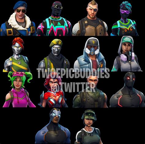 Fortnite leaked skins, back bling and axes reveal more new characters ...