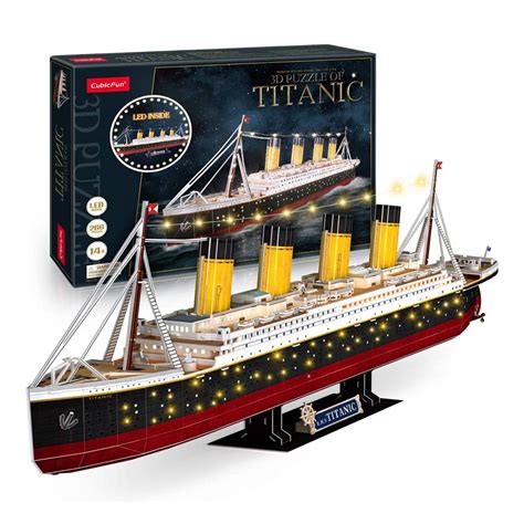 Titanic 3D Puzzle with LED Lighting