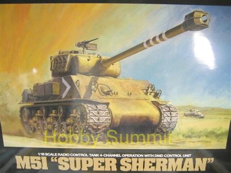 56032 Tamiya 1/16 R/C ISRAELI M51 SUPER SHERMAN Tank Full-Option Model ...