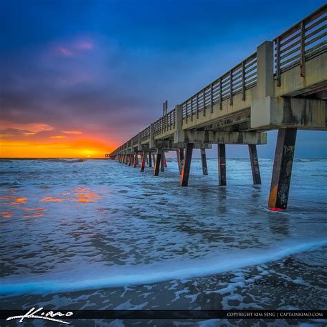 Jacksonville Beach Pier Sunrise | HDR Photography by Captain Kimo