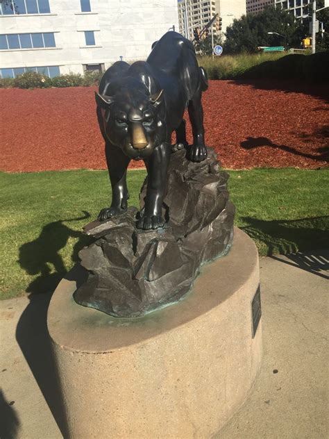 Georgia State University Mascot of Panther in front of Student Center ...