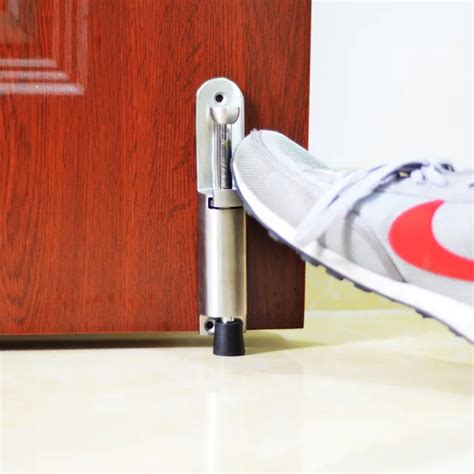 6" Luxury Stainless Steel Telescopic Door Stopper, Extra Heavy Duty ...