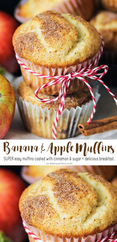 Banana Apple Muffins - Yummi Haus