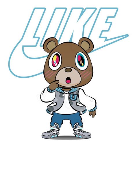 Kanye West Graduation Bear Art Board Print | ubicaciondepersonas.cdmx ...