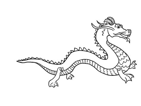 Chinese Dragon Drawing For Kids at PaintingValley.com | Explore ...