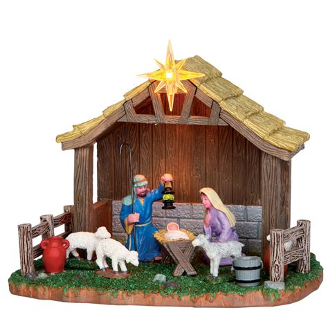 Lemax Village Collection Christmas Village Accessory, Nativity Scene, B ...