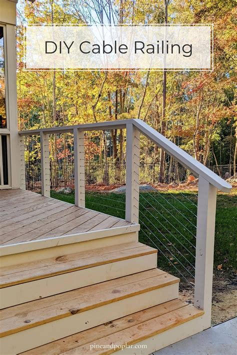 DIY Cable Railing - an easy deck upgrade!