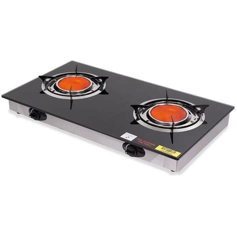 Barton Deluxe Double Portable Infrared Flame Propane Gas Stove Burner ...