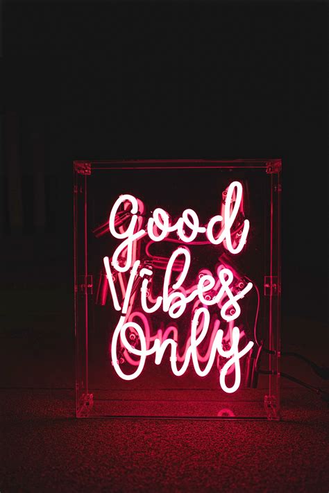 Positive Vibes Neon HD Wallpapers on WallpaperDog