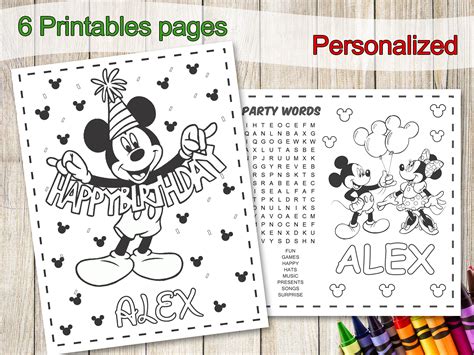 Mickey Mouse Coloring Pages For Kids Printable