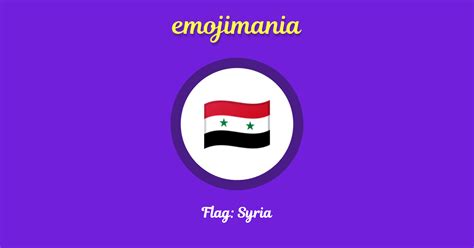 🇸🇾 Flag: Syria emoji Copy & Paste - Emojimania