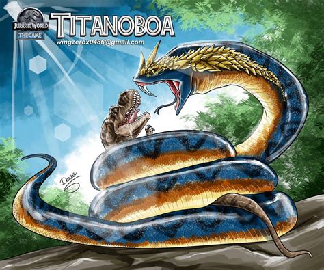 Titanoboa by wingzerox86 on DeviantArt | Jurassic world, Jurassic park ...