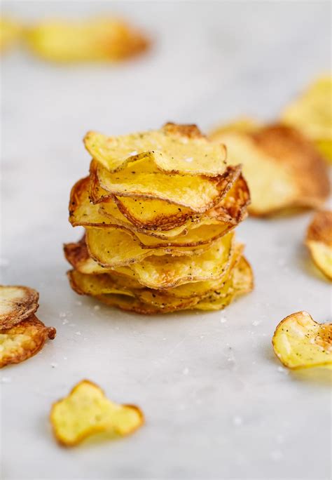 Homemade Baked Potato Chips - Healthy, Crispy & Delicious!