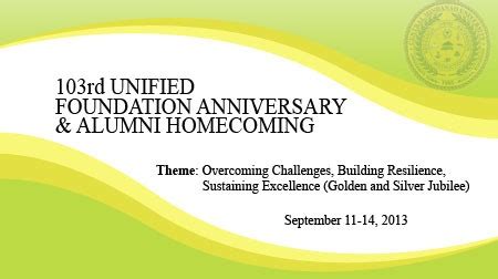 103rd UNIFIED FOUNDATION ANNIVERSARY & ALUMNI HOMECOMING | Central ...