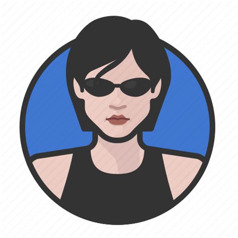 Avatar, avatars, matrix, trinity, woman icon - Download on Iconfinder