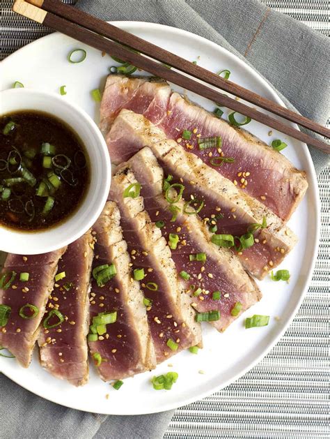 Grilled Tuna Steak Recipe Asian | Dandk Organizer