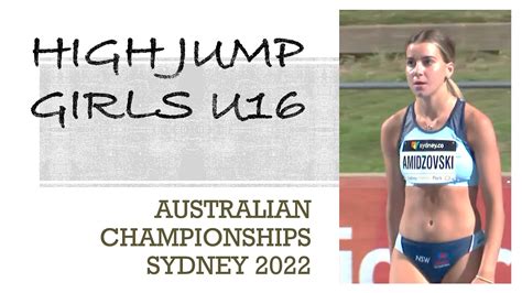 Australian Championships. High Jump. Girls U16. Highlights - YouTube