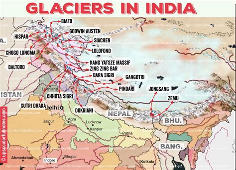 Siachen Glacier & The Hidden Treasures of Glacier in India [MAP] 2023 ...