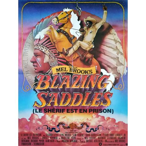 BLAZING SADDLES Movie Poster 23x32 in.