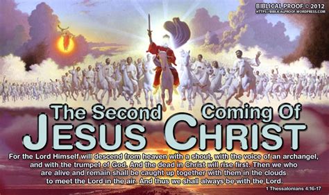 The Second Coming Of Jesus Christ | Biblical Proof