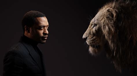 Posters of the Lion King actors face-to-face with their characters are ...