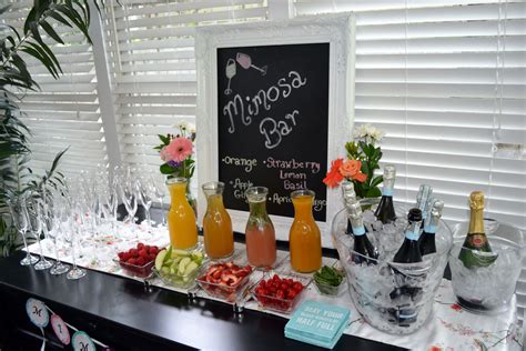 Bridal Shower Mimosa Bar Brunch Wedding, Bridal Brunch, Wedding Bar ...