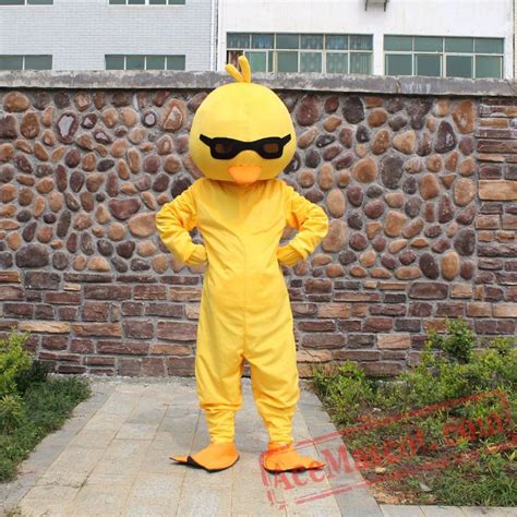 Yellow Duck Mascot Costume for Adult