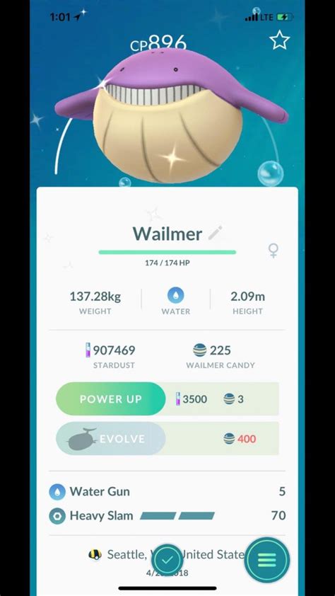 Wailmer Pokémon: How to catch, Stats, Moves, Strength, Weakness, Trivia ...