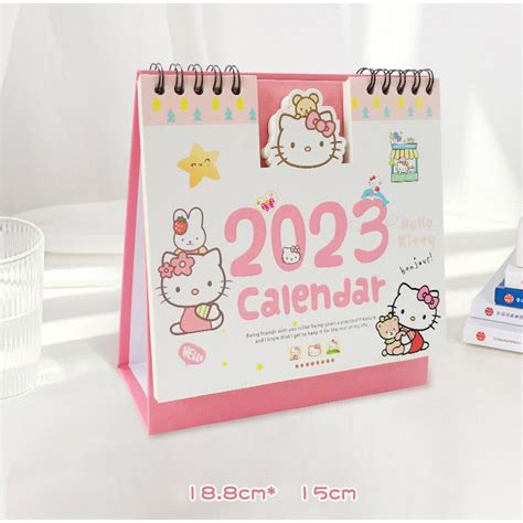 Kawaii Hello Kitty / My Melody Cute 2023 New Year Calander - Etsy