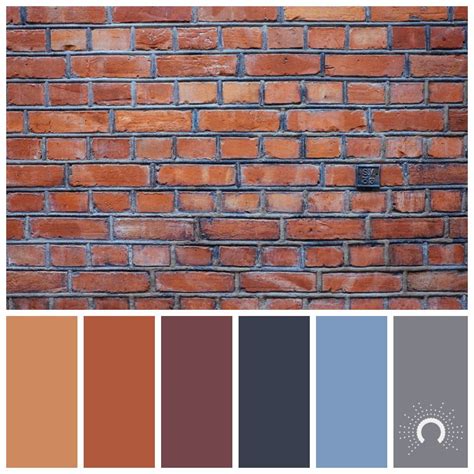 color palette Brick House Exterior Colors, Brick Colors, House Paint ...