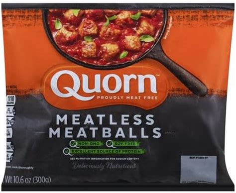 Quorn Meatless Meatballs - 10.6 oz, Nutrition Information | Innit