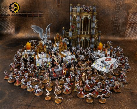 40k - White Sisters of Battle Army! - Minis For War Painting Studio