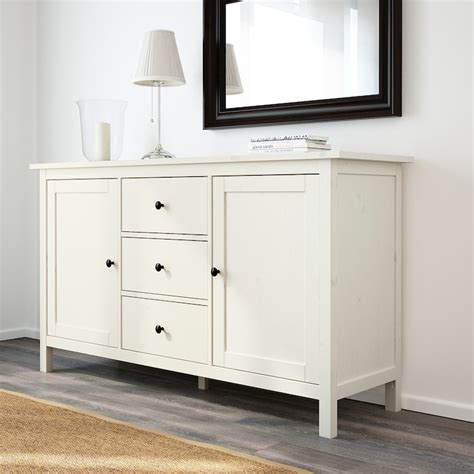 HEMNES Buffet, teinté blanc, 157x88 cm - IKEA