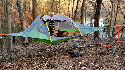 Hammock tent camping WIN or FAIL??? - Tensile Stingray 3 person tent ...