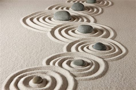 Zen Garden Sand Texture