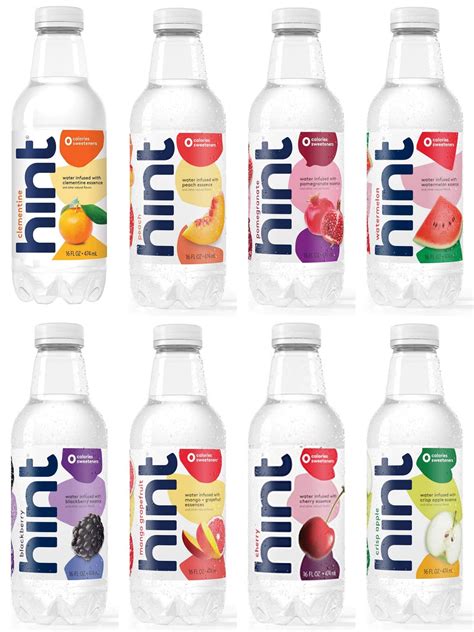 Buy Hint Water 8 Flavors Variety Pack, Pure Water Infused, Zero Sugar ...