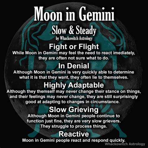 Moon in Gemini | Moon sign astrology, Gemini moon sign, Gemini life