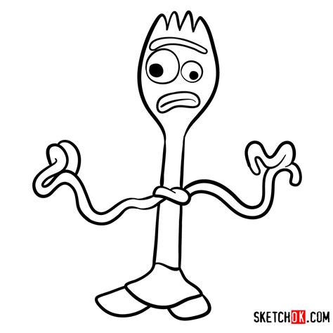 Forky Para Colorear Coloriage Toy Story Coloriage Dessin A Colorier ...