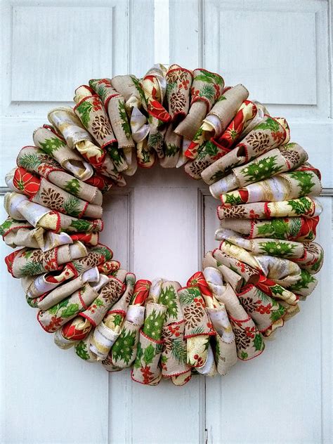 Diy Christmas Wreaths With Ribbon - DIY BLOGS