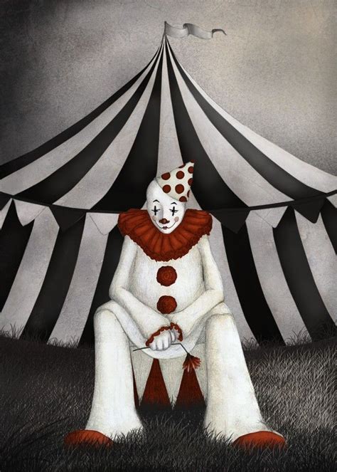 El clown | Circo oscuro, Payasos, Dibujos