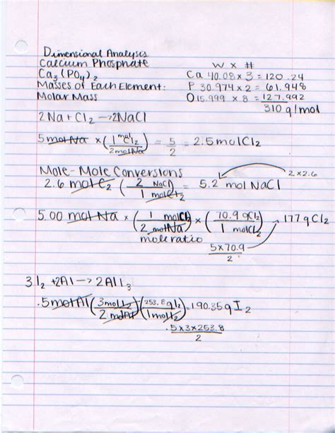 Dimensional Analysis - Erica's Chemistry Blog