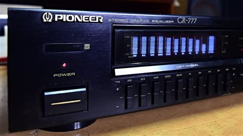 Pioneer GR-777 Stereo Graphic Equalizer Vintage Top Pioneer Stereo - No ...