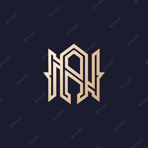 Premium Vector | Luxury an monogram logo design