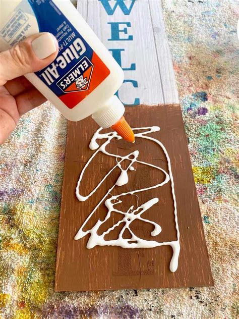 How to do the DIY Crackle Paint Finish Technique with Glue and Paint!