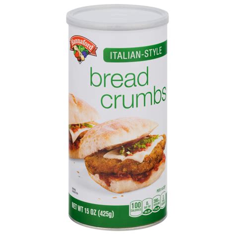 Hannaford Italian-Style Bread Crumbs 15 oz Can