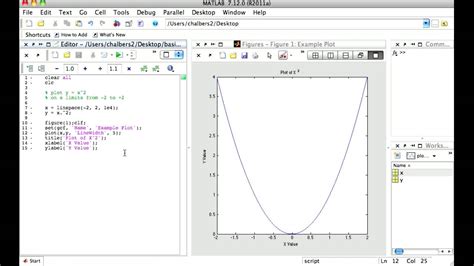 Basic Plotting in MATLAB - Putting Text in a Plot - YouTube